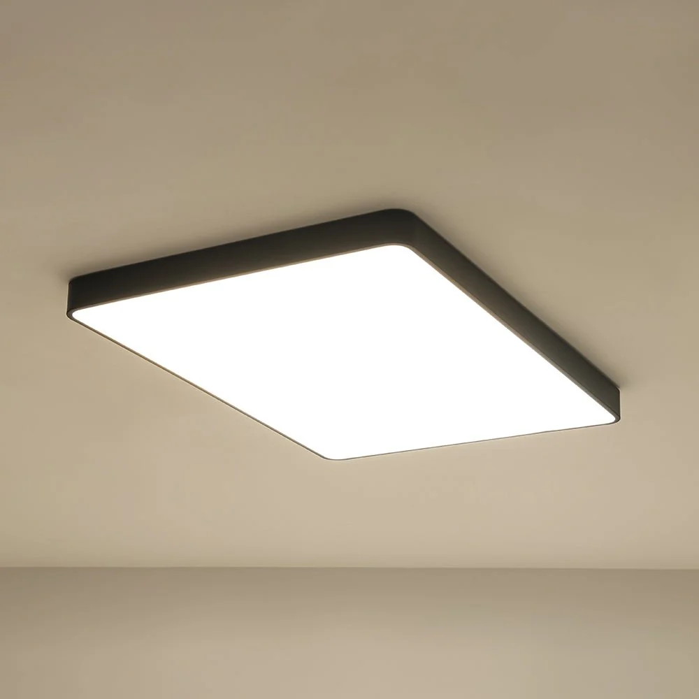 Minimalist Dimmable LED Rectangle Flush Mount Ceiling Light - Image 8