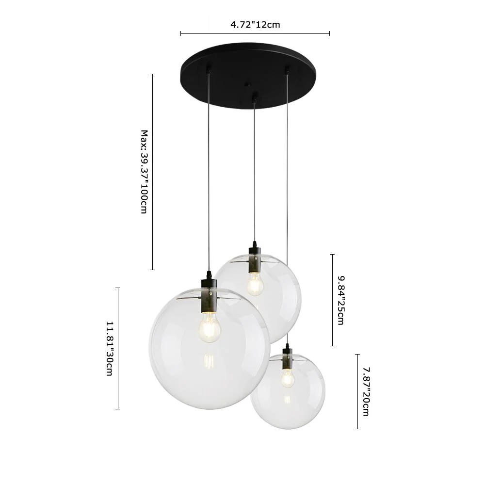 Minimalist Glass Globe Pendant Light - Image 14