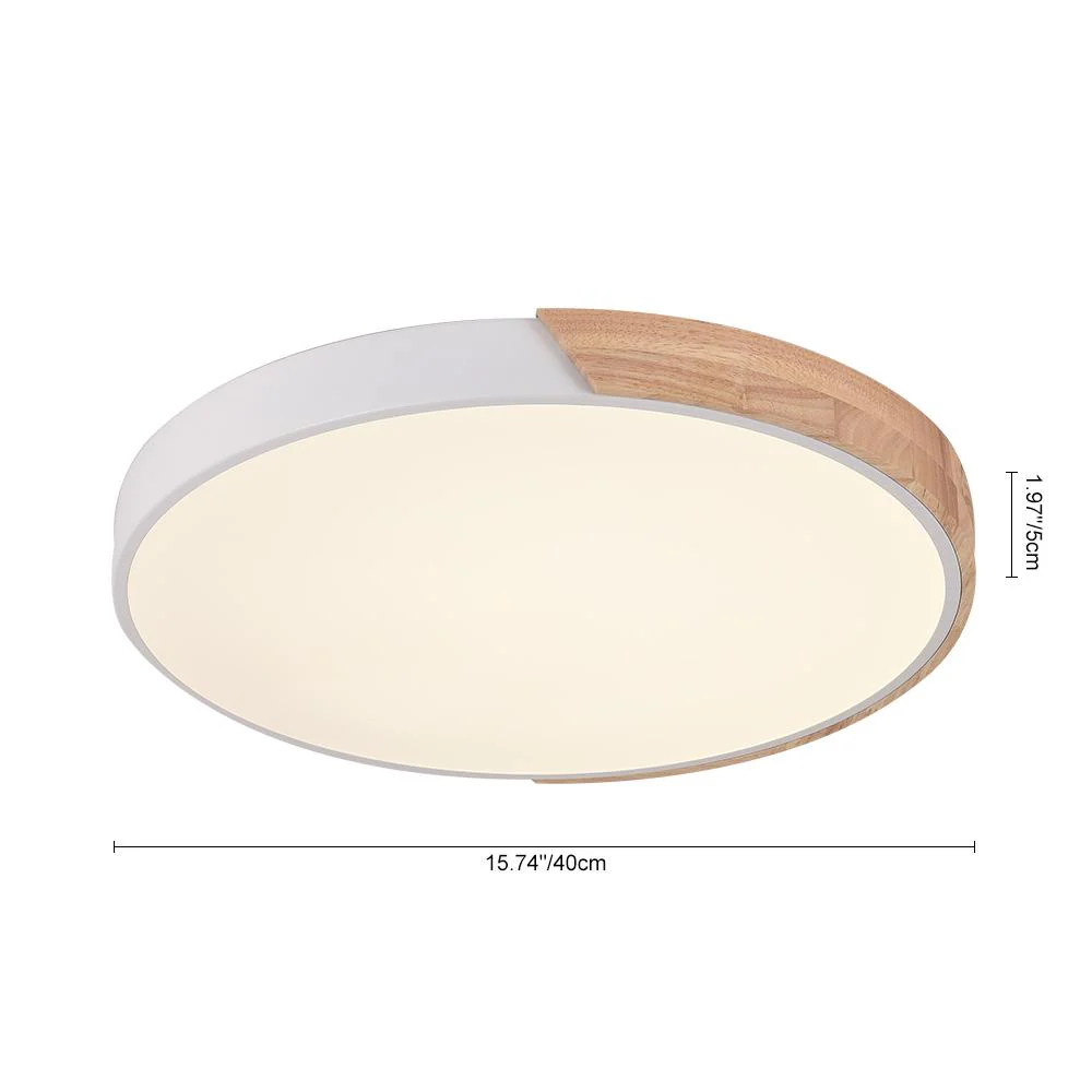 Minimalist LED Flush Mount Drum Light - Image 14