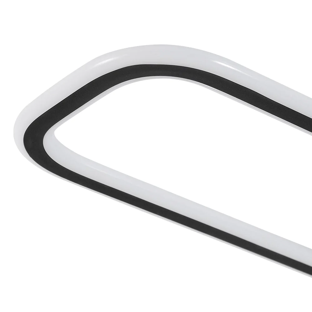 Minimalist Linear Rectangular Ring Dimmable LED Ceiling Light - Image 12