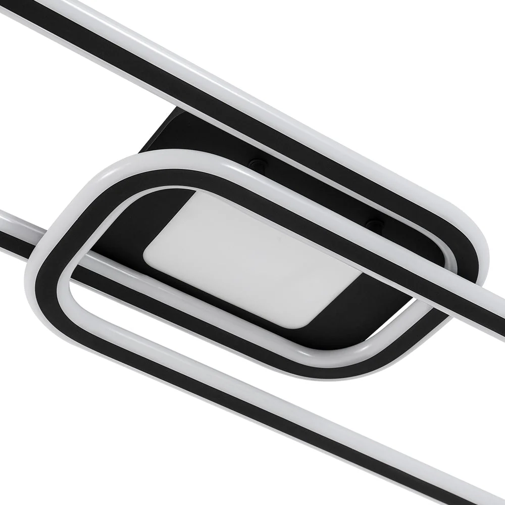 Minimalist Linear Rectangular Ring Dimmable LED Ceiling Light - Image 14