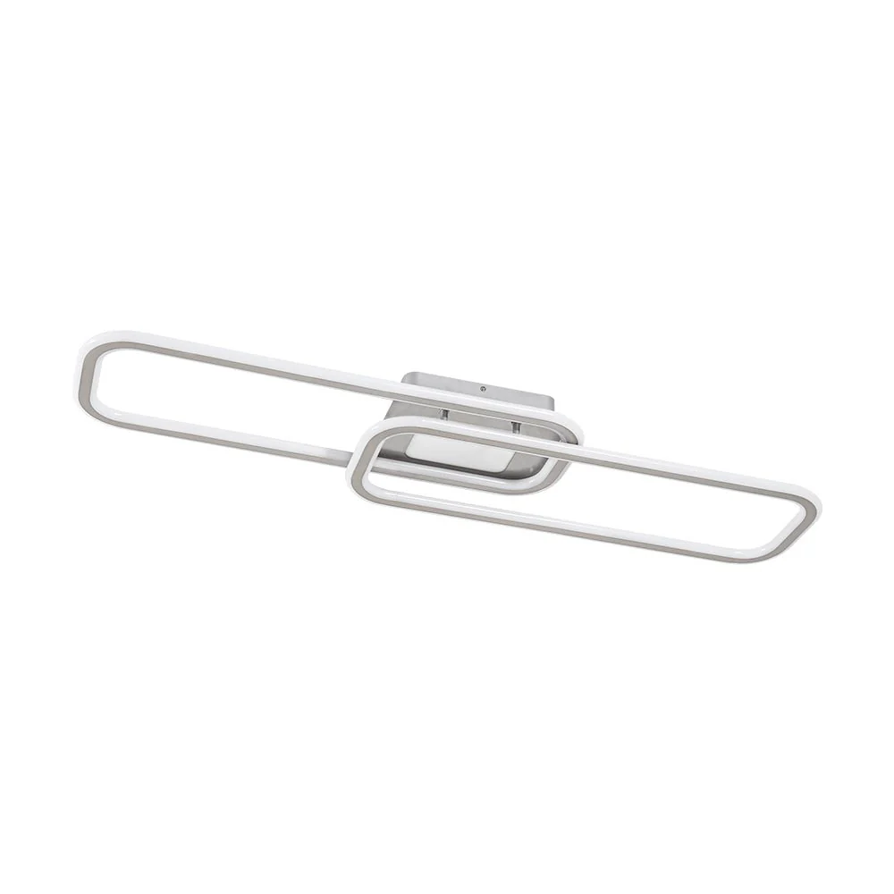 Minimalist Linear Rectangular Ring Dimmable LED Ceiling Light - Image 19