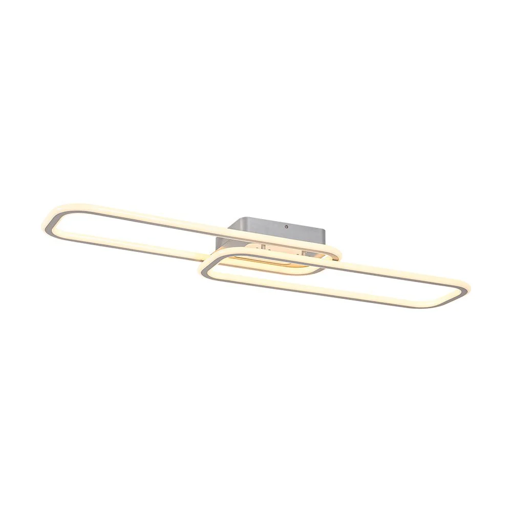 Minimalist Linear Rectangular Ring Dimmable LED Ceiling Light - Image 20