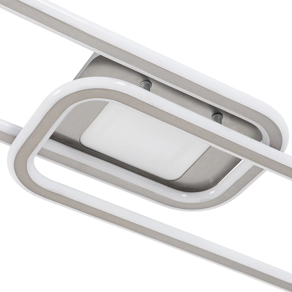 Minimalist Linear Rectangular Ring Dimmable LED Ceiling Light - Image 25