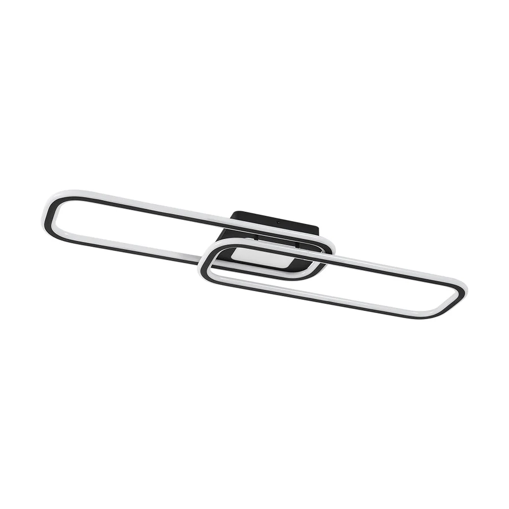 Minimalist Linear Rectangular Ring Dimmable LED Ceiling Light - Image 6