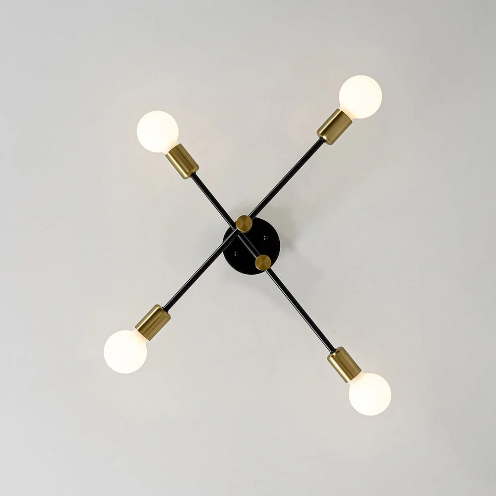 Minimalist Linear Tiered Sputnik Semi Flush Ceiling Light - Image 13