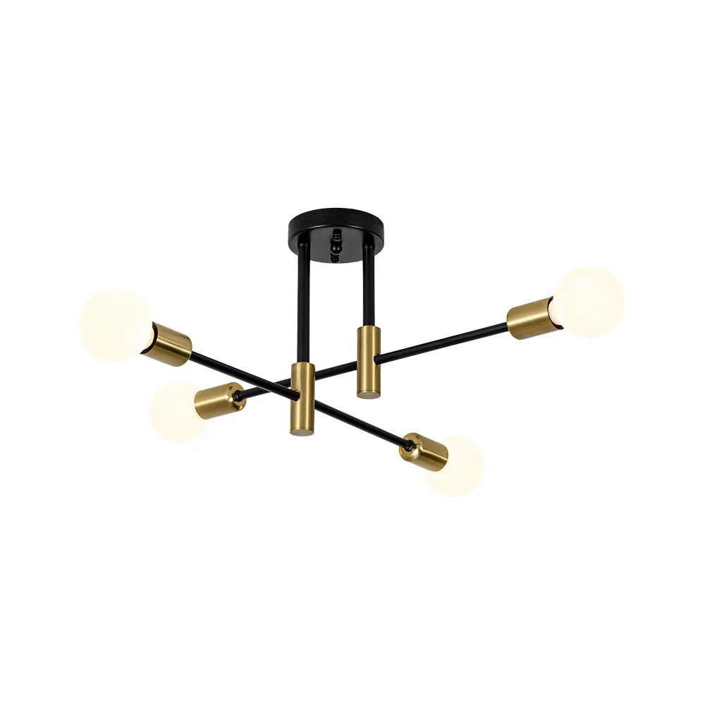 Minimalist Linear Tiered Sputnik Semi Flush Ceiling Light - Image 2