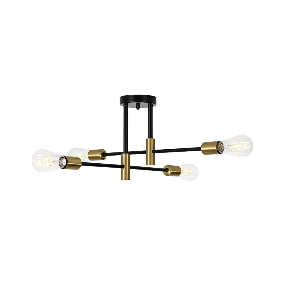 Minimalist Linear Tiered Sputnik Semi Flush Ceiling Light - Image 5