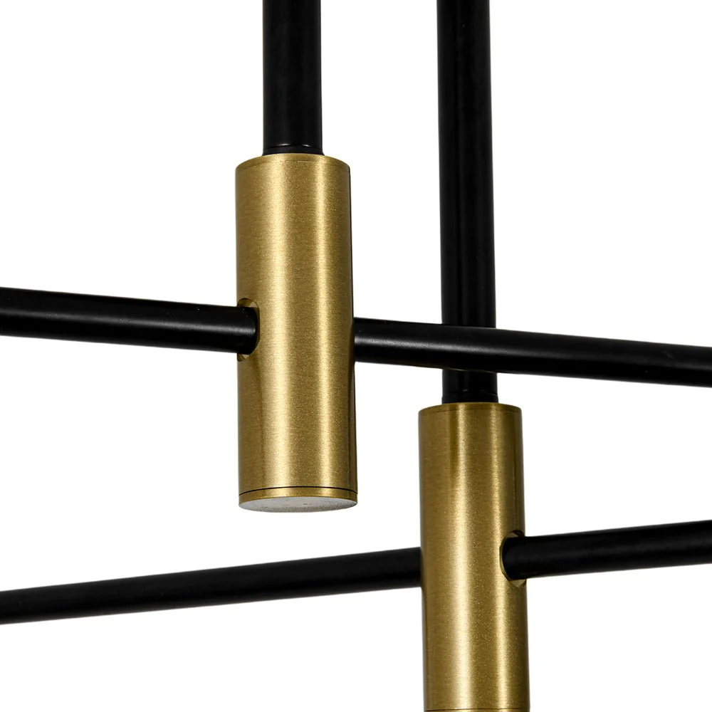Minimalist Linear Tiered Sputnik Semi Flush Ceiling Light - Image 9