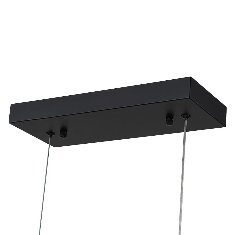 Minimalist Linear Wood Dimmable LED Island Pendant - Image 11
