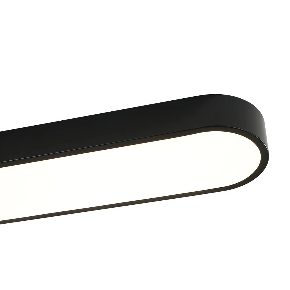 Minimalist Long Oval Dimmable LED Flush Mount Ceiling Light - Image 10