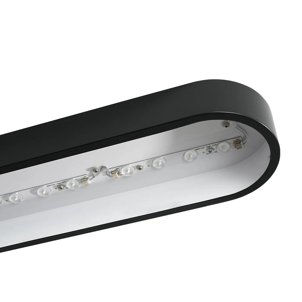 Minimalist Long Oval Dimmable LED Flush Mount Ceiling Light - Image 12