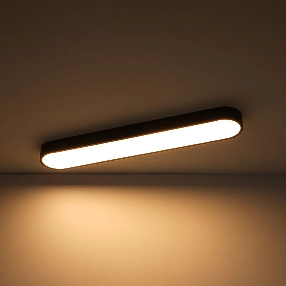 Minimalist Long Oval Dimmable LED Flush Mount Ceiling Light - Image 14