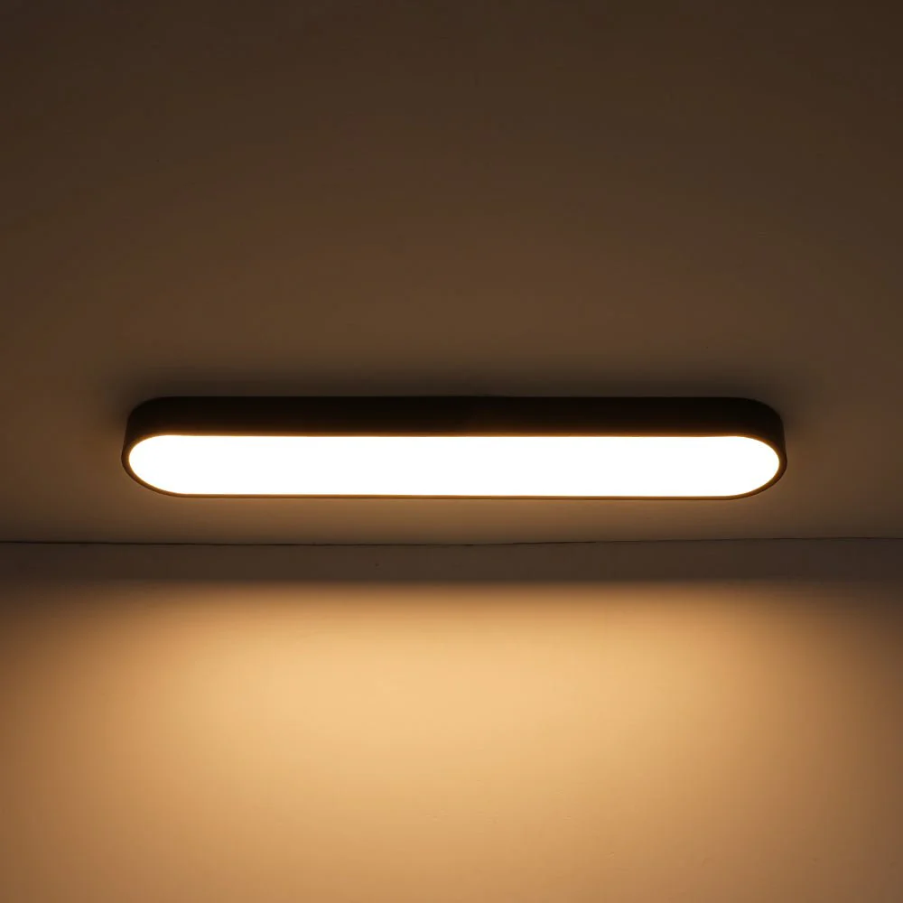 Minimalist Long Oval Dimmable LED Flush Mount Ceiling Light - Image 15