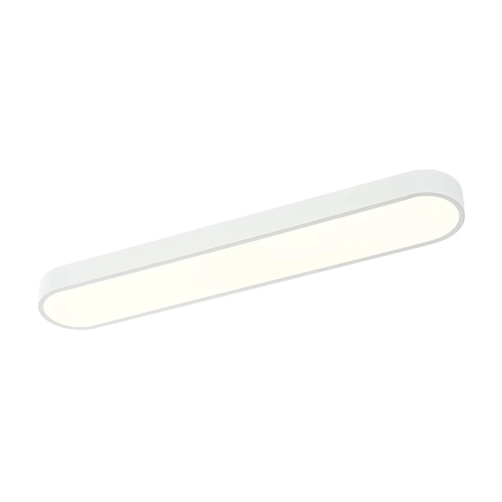 Minimalist Long Oval Dimmable LED Flush Mount Ceiling Light - Image 16