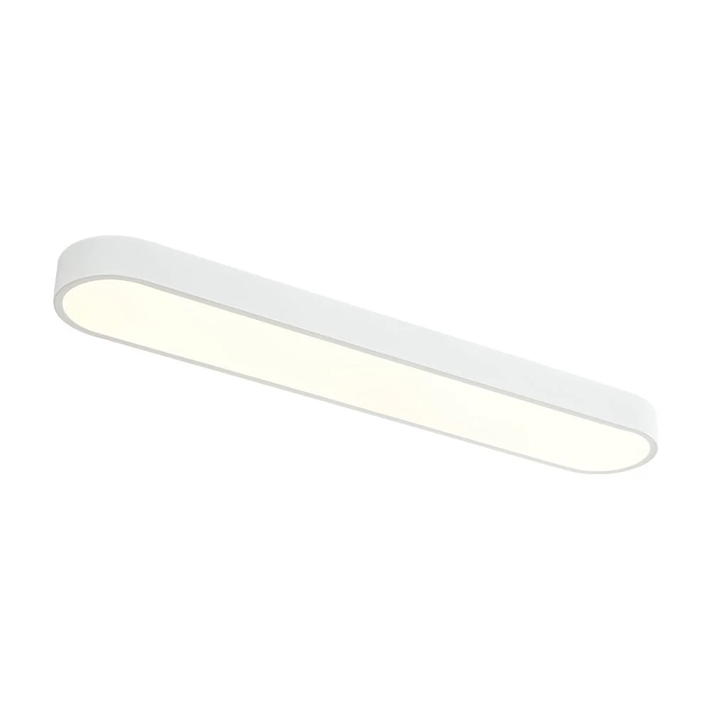 Minimalist Long Oval Dimmable LED Flush Mount Ceiling Light - Image 18