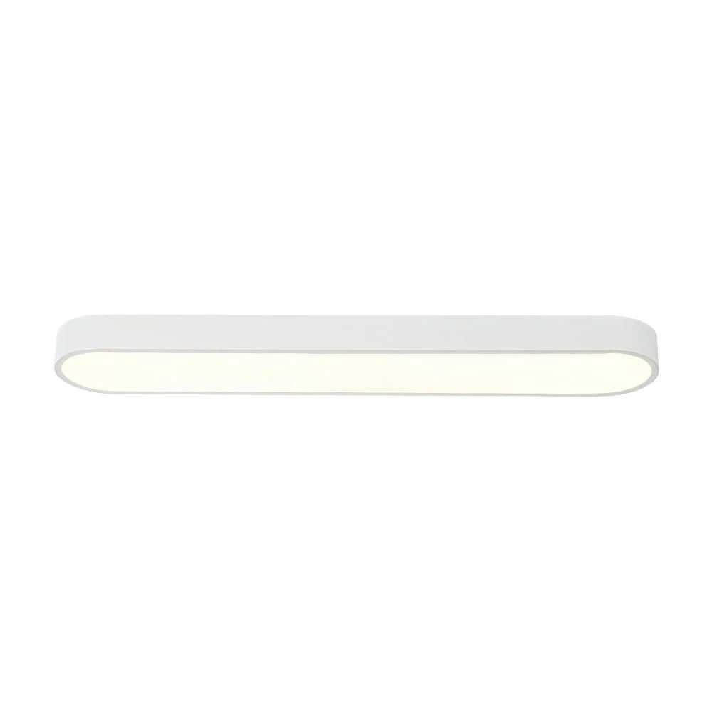 Minimalist Long Oval Dimmable LED Flush Mount Ceiling Light - Image 19