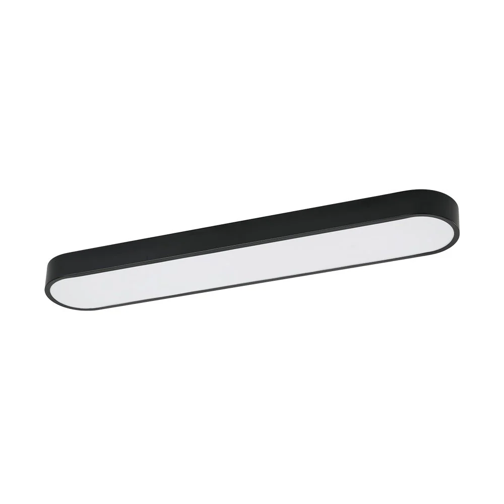 Minimalist Long Oval Dimmable LED Flush Mount Ceiling Light - Image 2