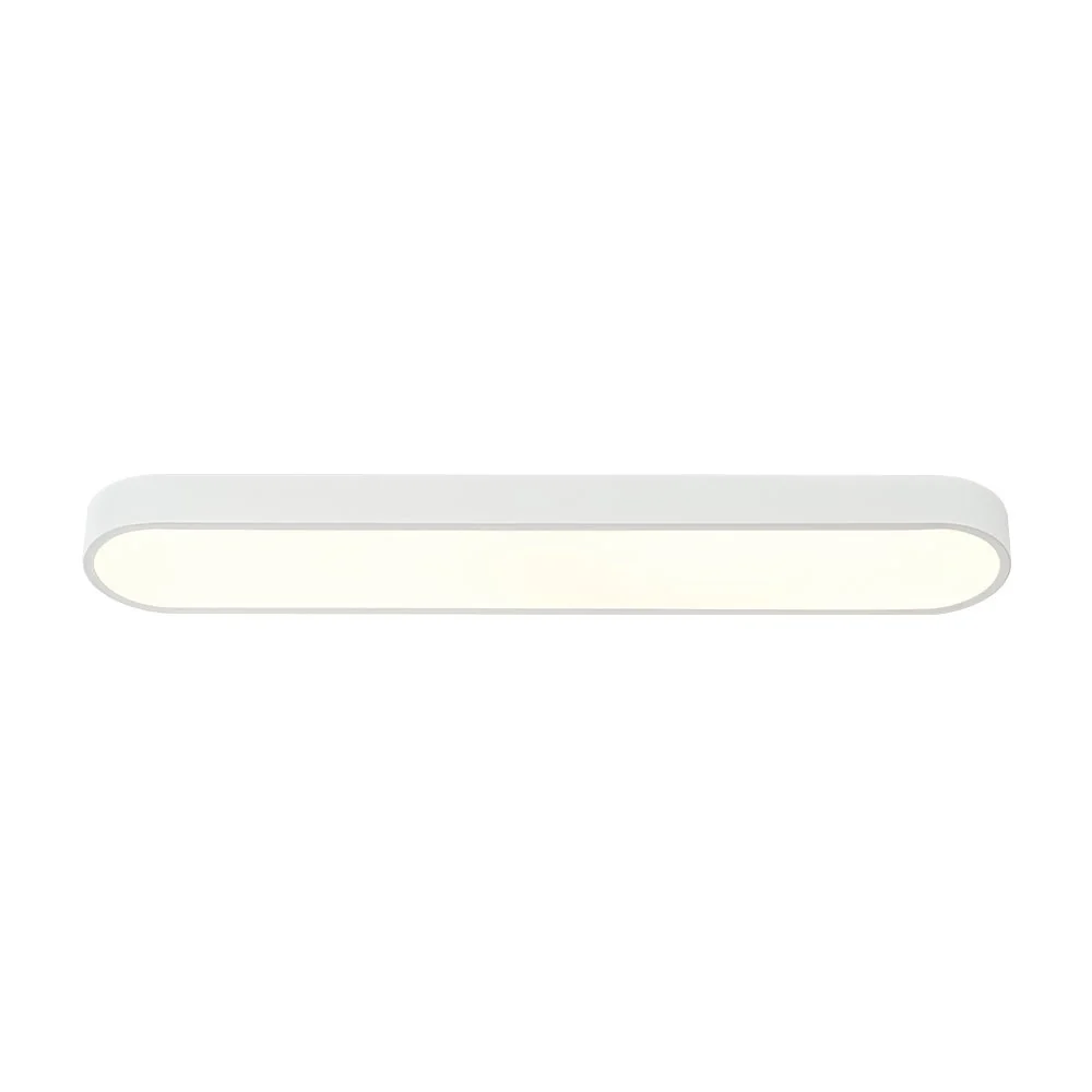 Minimalist Long Oval Dimmable LED Flush Mount Ceiling Light - Image 20
