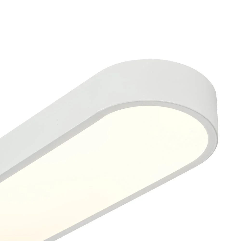 Minimalist Long Oval Dimmable LED Flush Mount Ceiling Light - Image 23