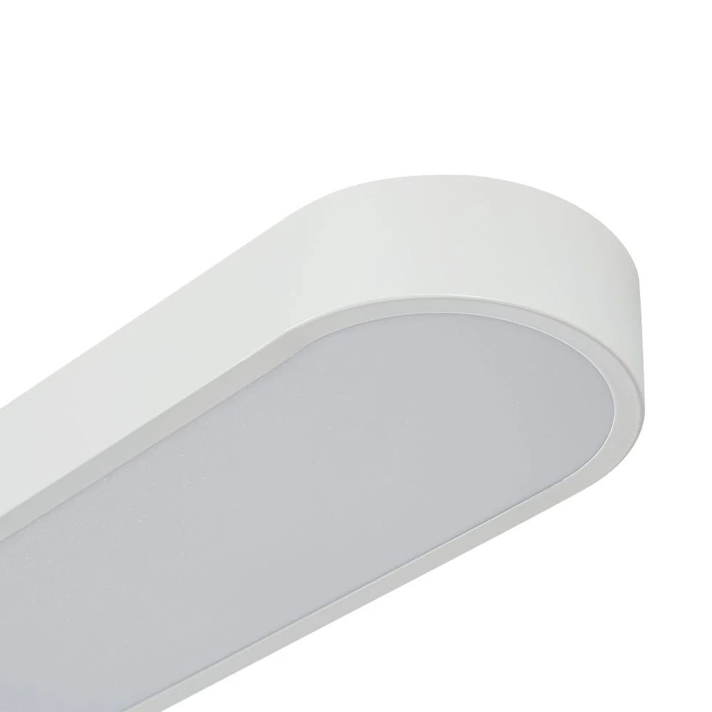 Minimalist Long Oval Dimmable LED Flush Mount Ceiling Light - Image 24