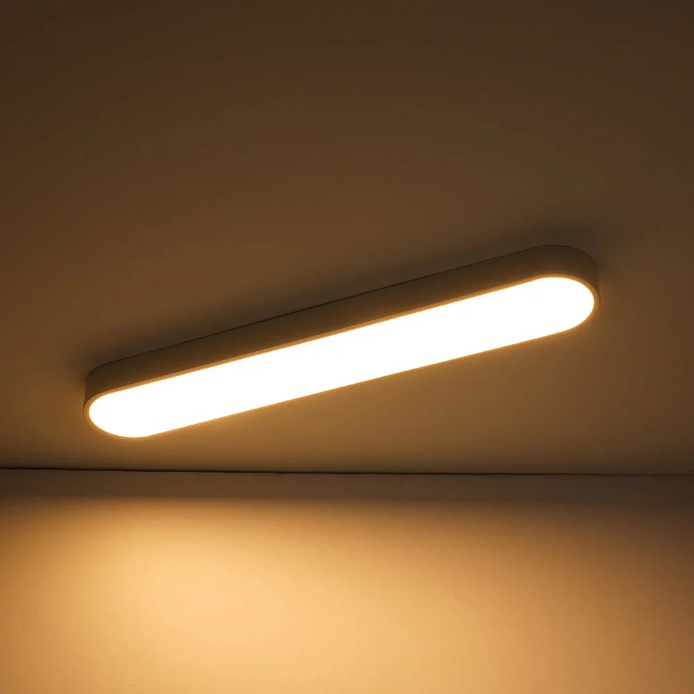 Minimalist Long Oval Dimmable LED Flush Mount Ceiling Light - Image 27