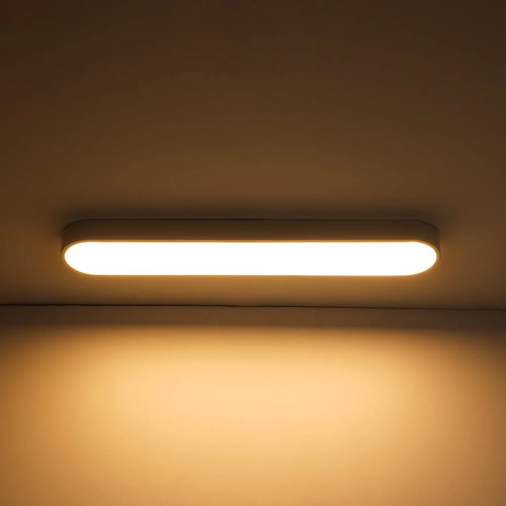 Minimalist Long Oval Dimmable LED Flush Mount Ceiling Light - Image 28