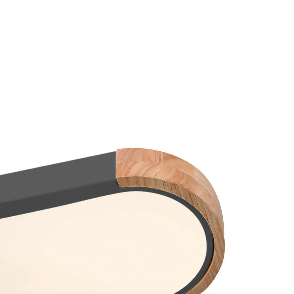 Dimmable Minimalist Long Oval Flush Mount LED Light - Image 15