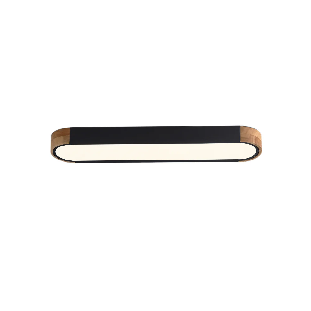 Dimmable Minimalist Long Oval Flush Mount LED Light - Image 19