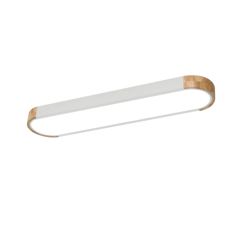 Dimmable Minimalist Long Oval Flush Mount LED Light - Image 25