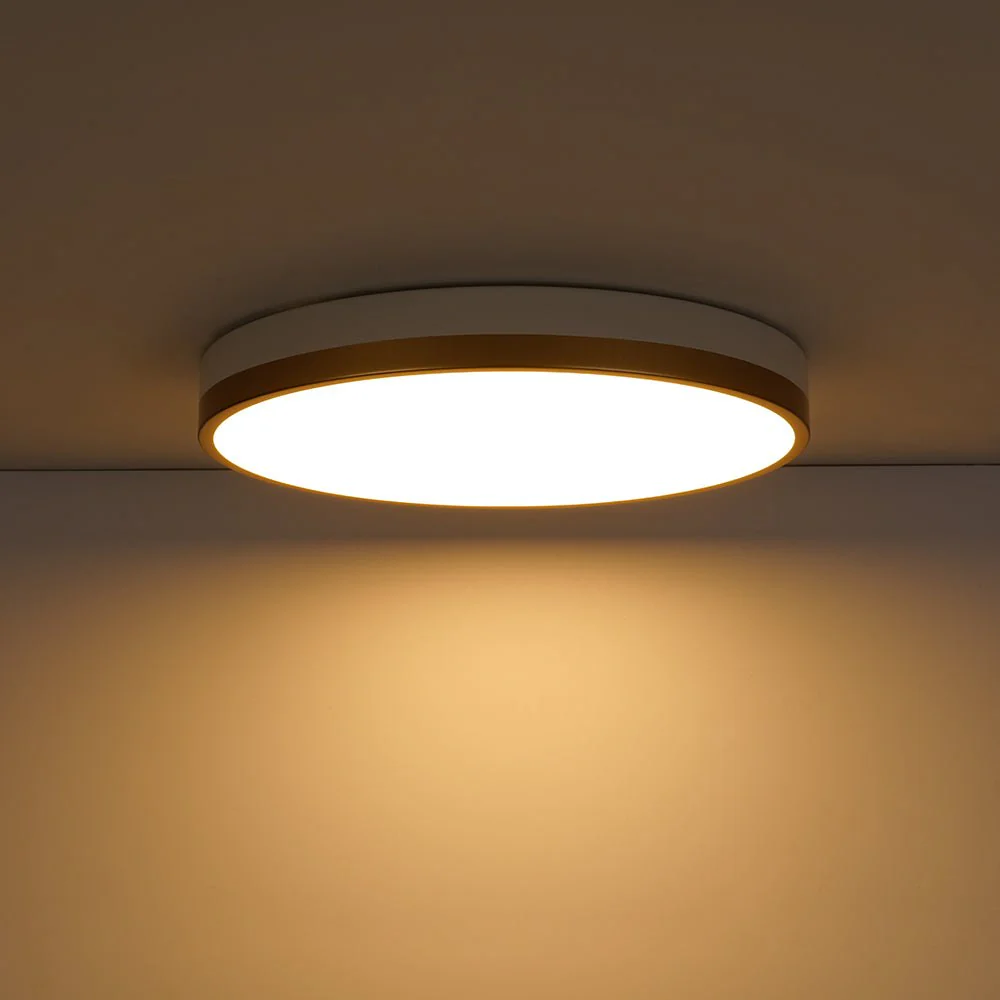 Scandinavian Round Dimmable LED Ceiling Light DIP Switch - Image 21