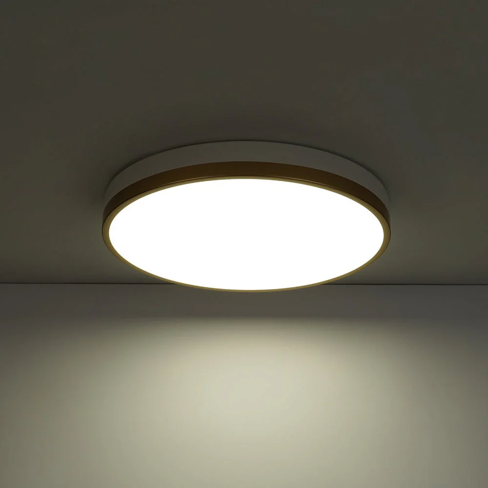 Scandinavian Round Dimmable LED Ceiling Light DIP Switch - Image 22