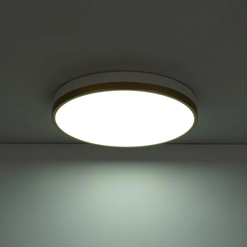 Scandinavian Round Dimmable LED Ceiling Light DIP Switch - Image 23