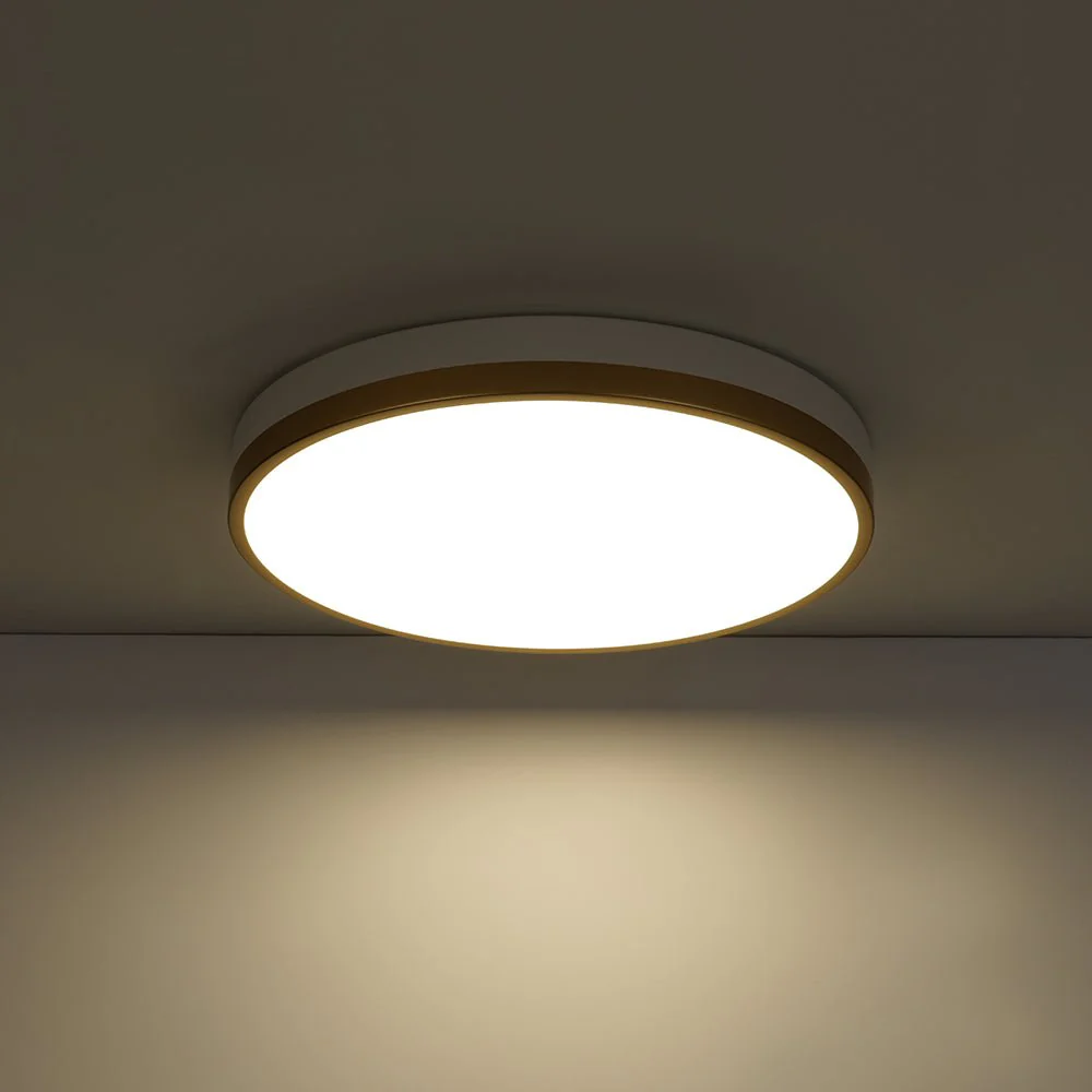 Scandinavian Round Dimmable LED Ceiling Light DIP Switch - Image 25