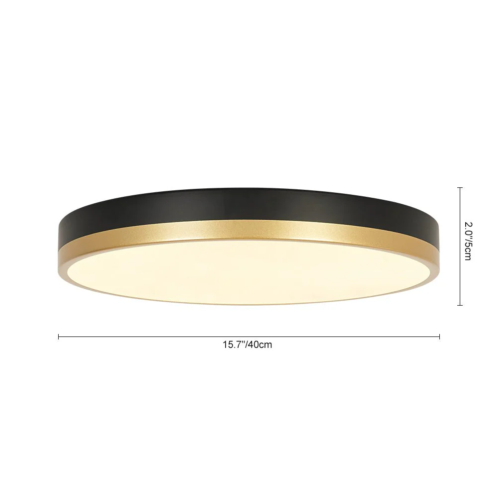 Scandinavian Round Dimmable LED Ceiling Light DIP Switch - Image 9