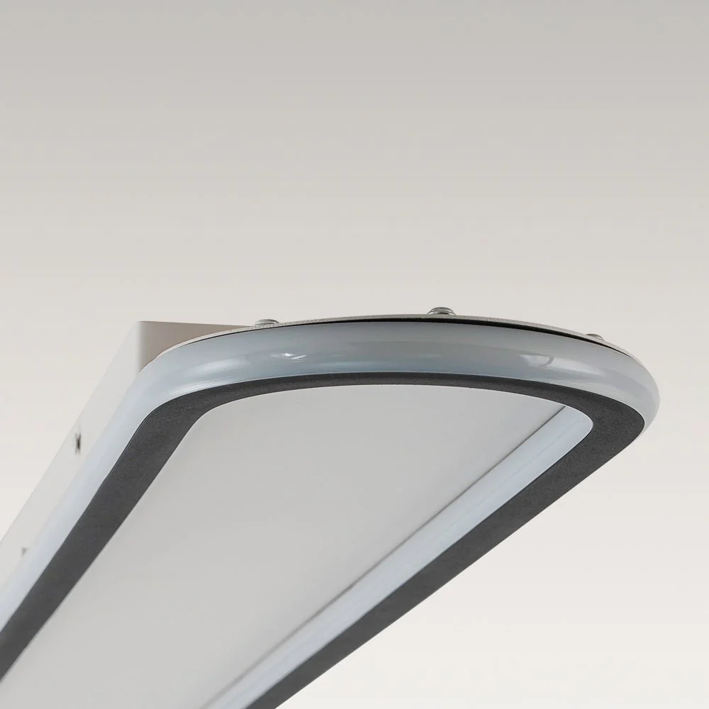 Minimalist Streamlined Oval Warm LED Ceiling Light - Image 32