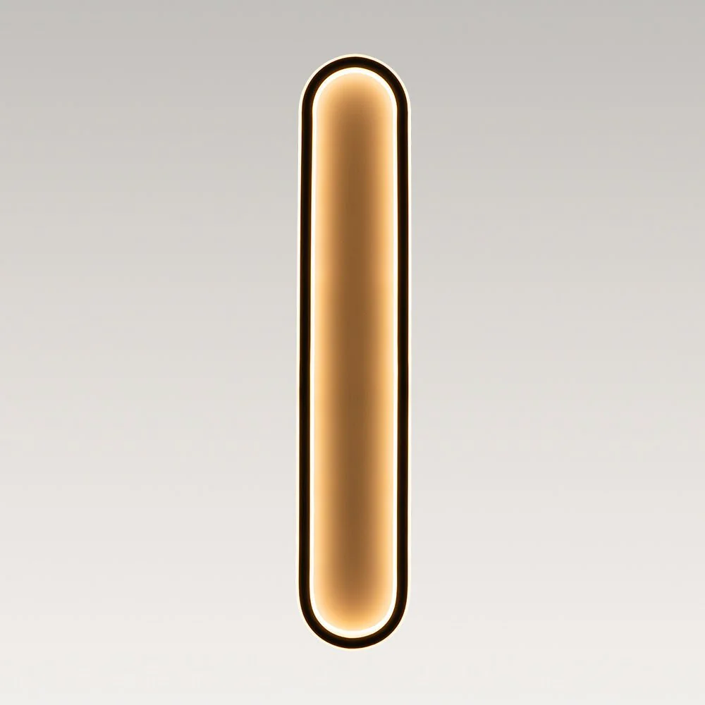 Minimalist Streamlined Oval Warm LED Ceiling Light - Image 36