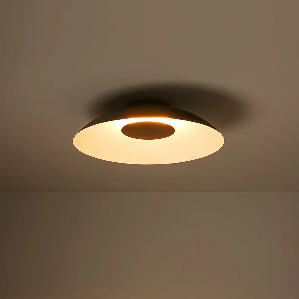 Minimalist Wide Flat Dome Dimmable LED Ceiling Light - Image 10