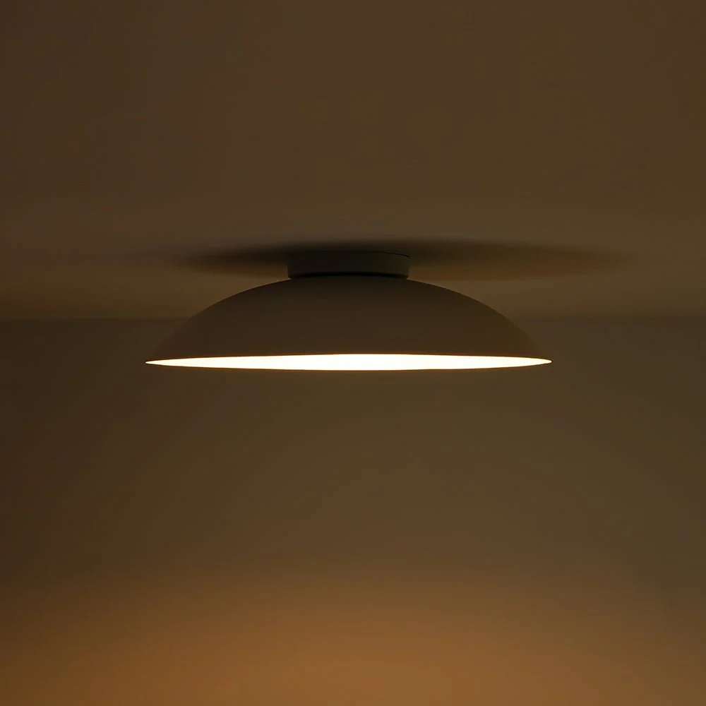 Minimalist Wide Flat Dome Dimmable LED Ceiling Light - Image 22