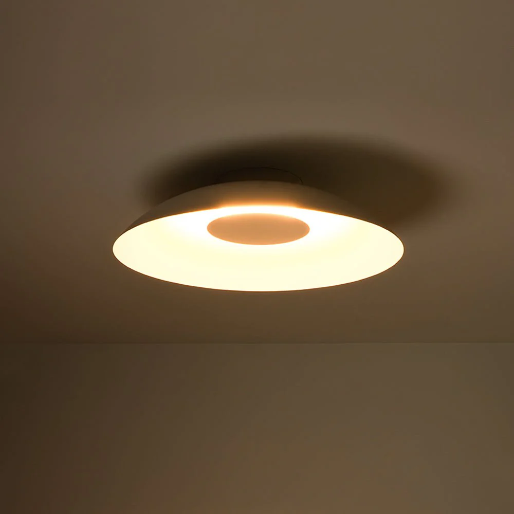 Minimalist Wide Flat Dome Dimmable LED Ceiling Light - Image 23