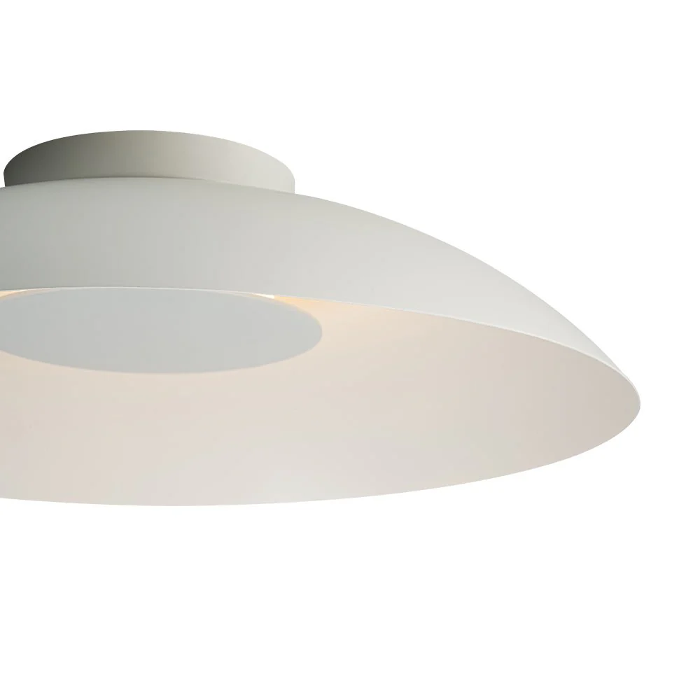 Minimalist Wide Flat Dome Dimmable LED Ceiling Light - Image 26