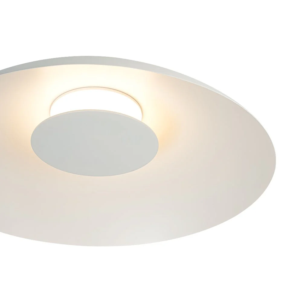 Minimalist Wide Flat Dome Dimmable LED Ceiling Light - Image 28