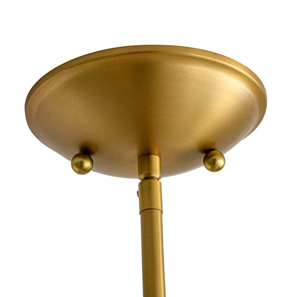Modern 1-Light Round Donut Glass Semi Flush Mount - Image 13