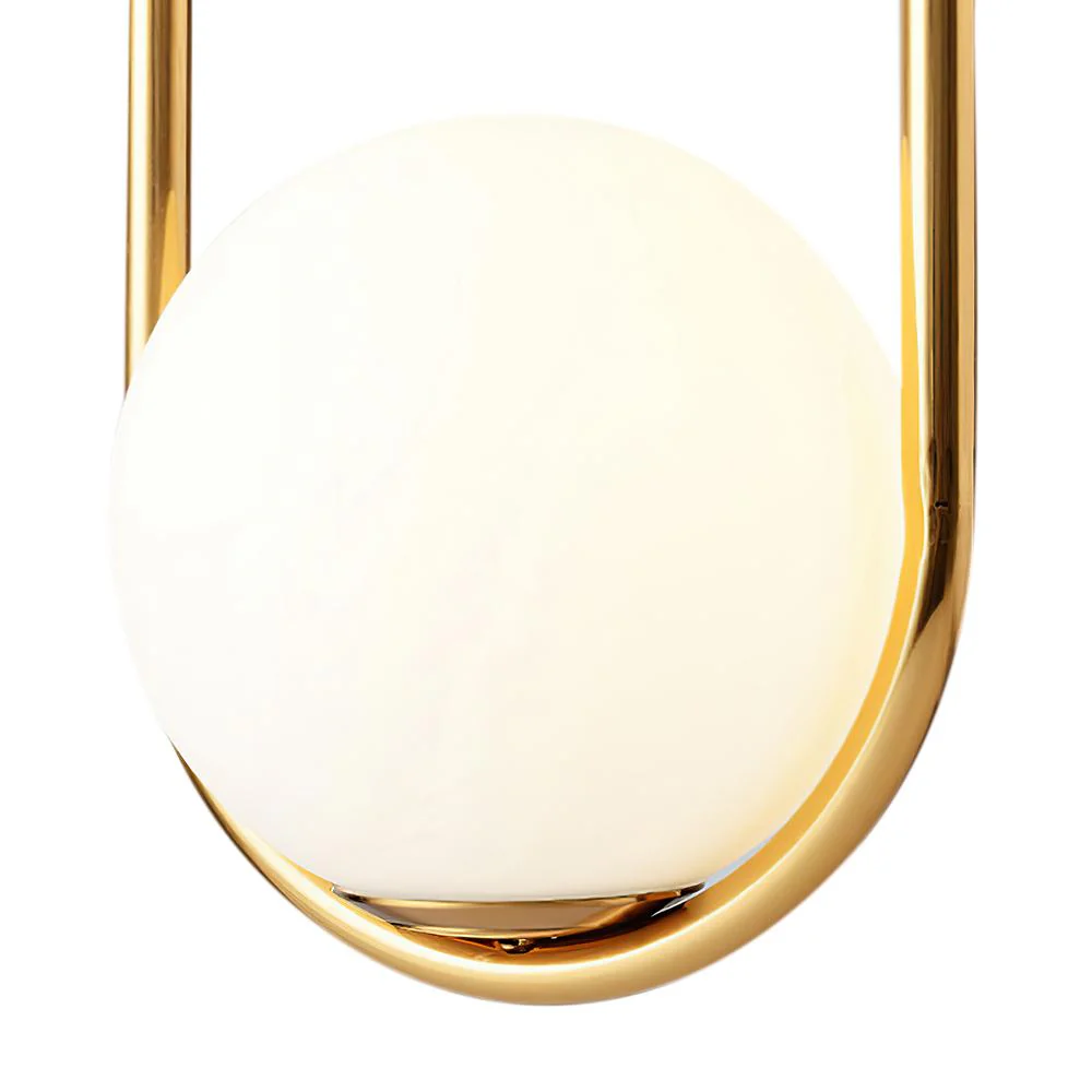 Modern 1-ring Globe Pendant Light - Image 6