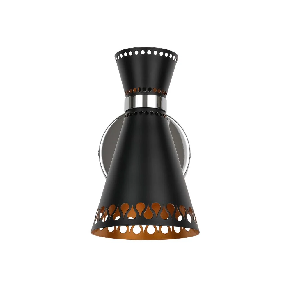 Modern 180-Degree Adjustable Conical 1-Light Wall Sconce - Image 10