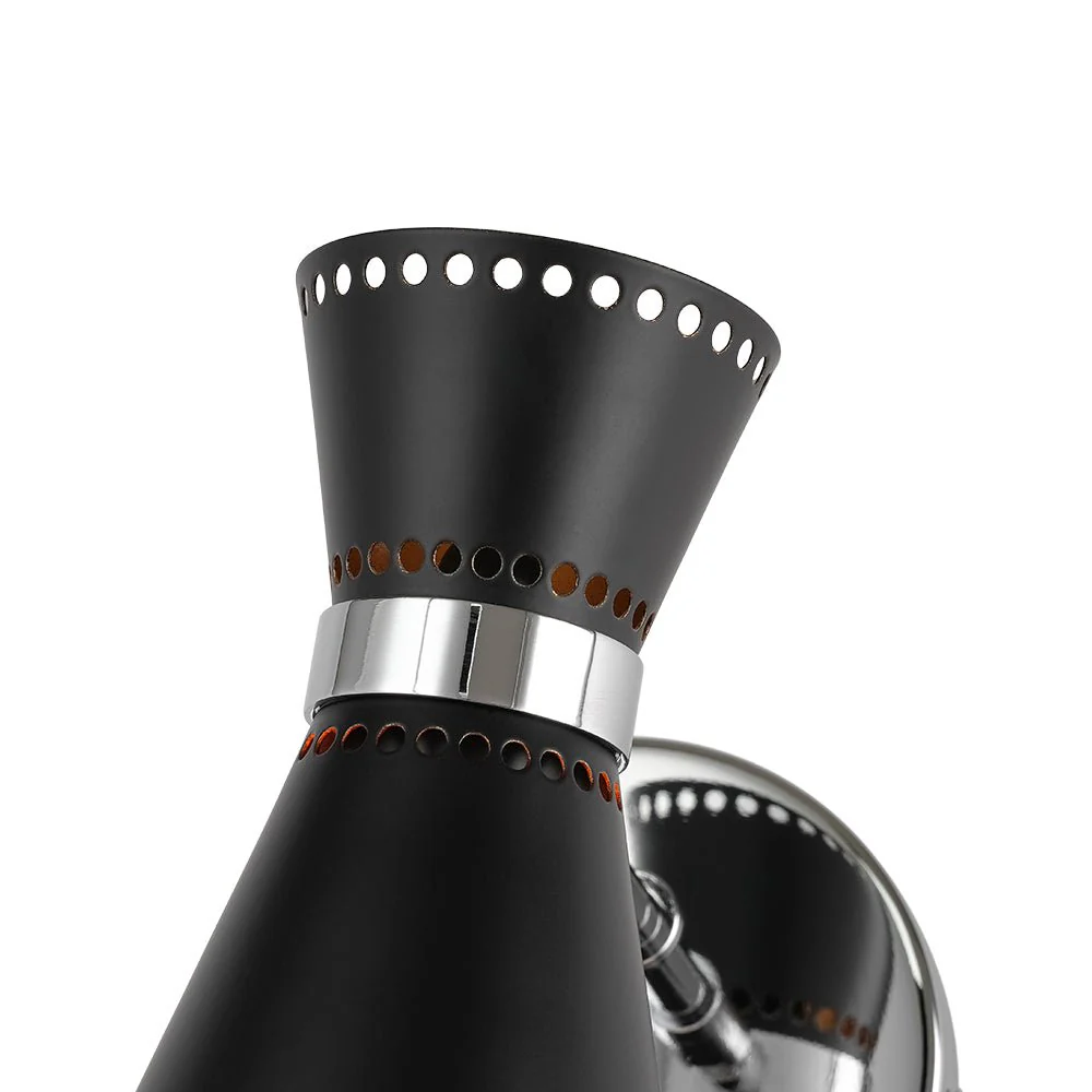 Modern 180-Degree Adjustable Conical 1-Light Wall Sconce - Image 13