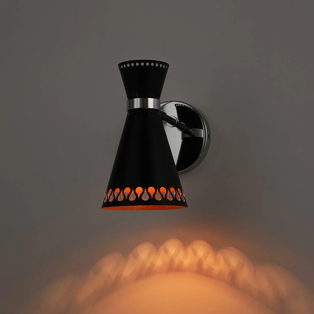 Modern 180-Degree Adjustable Conical 1-Light Wall Sconce - Image 5
