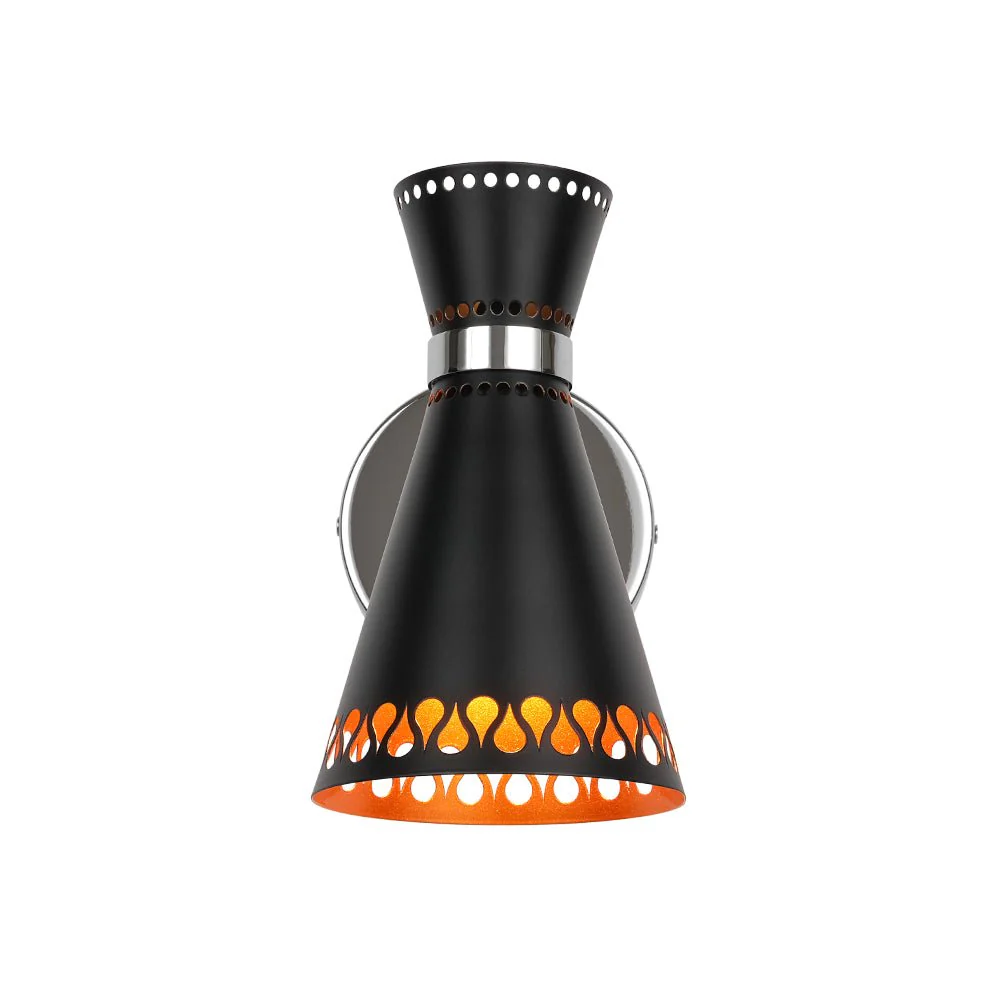 Modern 180-Degree Adjustable Conical 1-Light Wall Sconce - Image 8