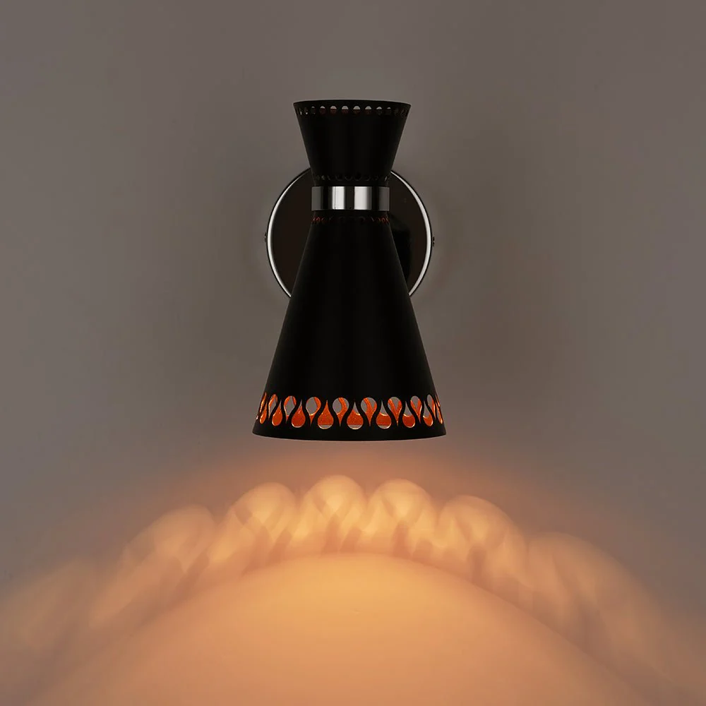 Modern 180-Degree Adjustable Conical 1-Light Wall Sconce - Image 9