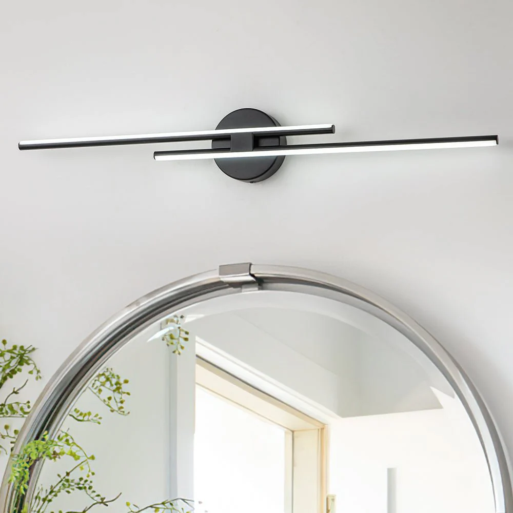 Dimmable Modern 2-Light Linear LED Wall Sconce Vanity Light - Image 4